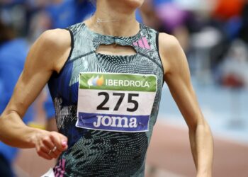 Águeda Marqués, durante una prueba./ RFEA