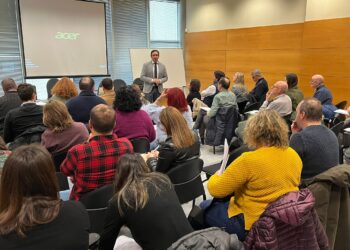 Presentación de la aplicación a los agricultores./ JCYL