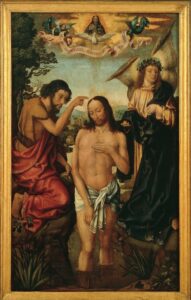 11 Maestro de Franckfurt Triptico Bautismo