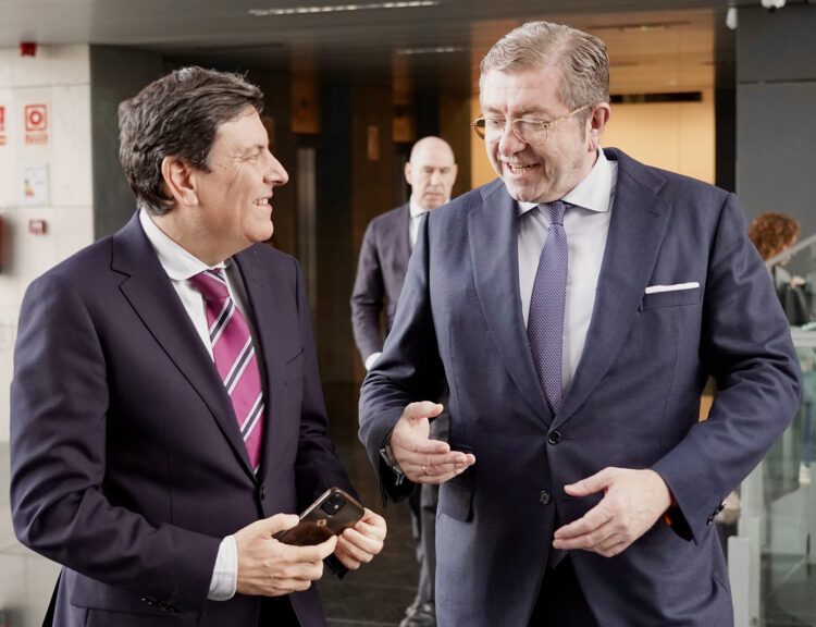 Fernández Carriedo e Isidoro Alanís, ayer. / Eduardo Margareto