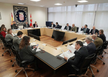 Reunión de la Junta de Portavoces de las Cortes de Castilla y León. / Rubén Cacho