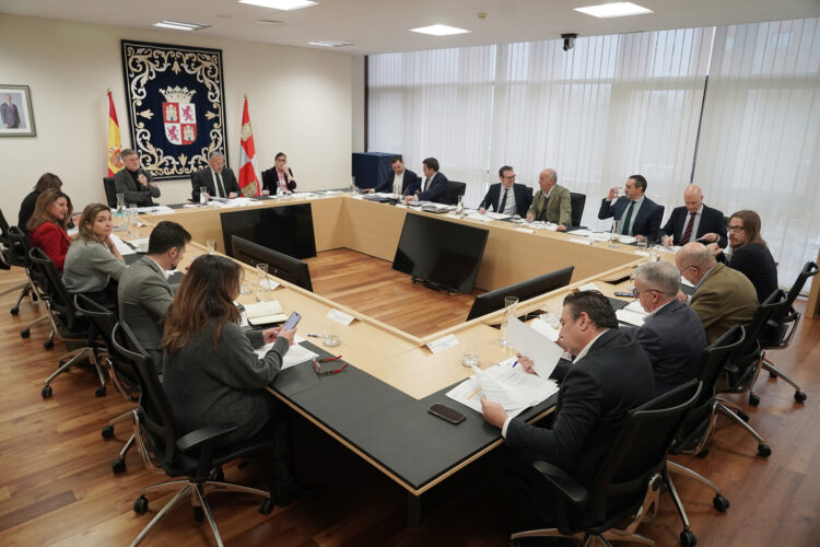 Reunión de la Junta de Portavoces de las Cortes de Castilla y León. / Rubén Cacho