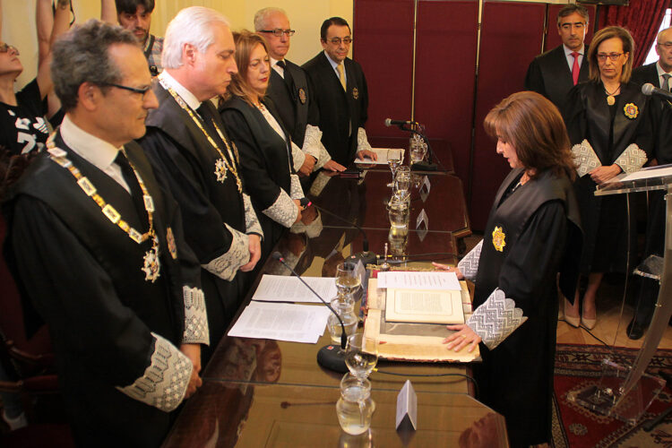 Toma de posesión ante la Sala de Gobierno del Tribunal Superior de Justicia de Castilla y León de Ana del Ser López.