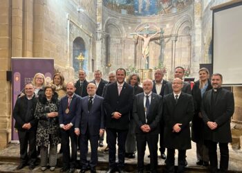 Momento del acto de hermanamiento en Benavente / JUNTA DE COFRADÍAS