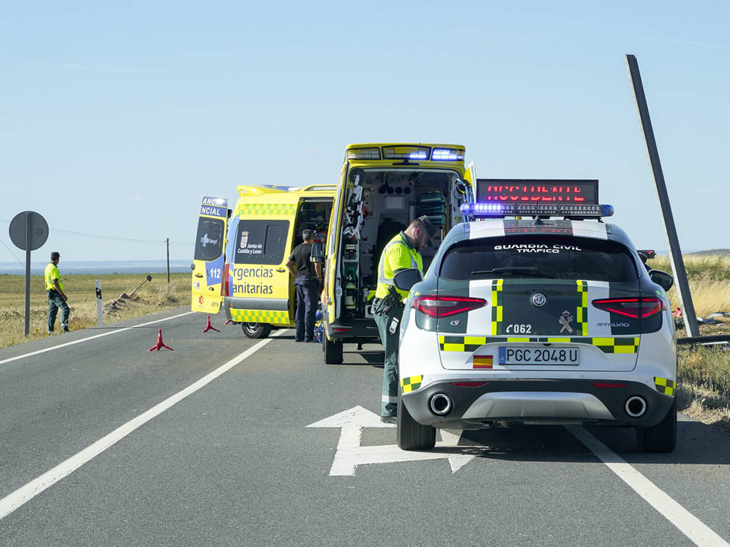 Accidente Trafico CL 605 km 23 Miguel Angel Fernandez