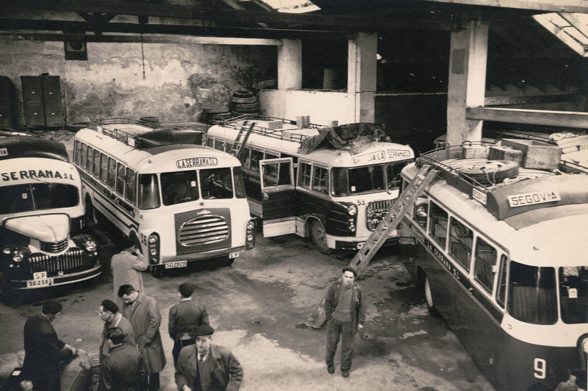 Cochera de La Serrana.