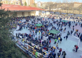 Patio del Colegio Claret de Segovia. / COLEGIO CLARET