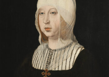 La reina, en un retrato del año 1500.