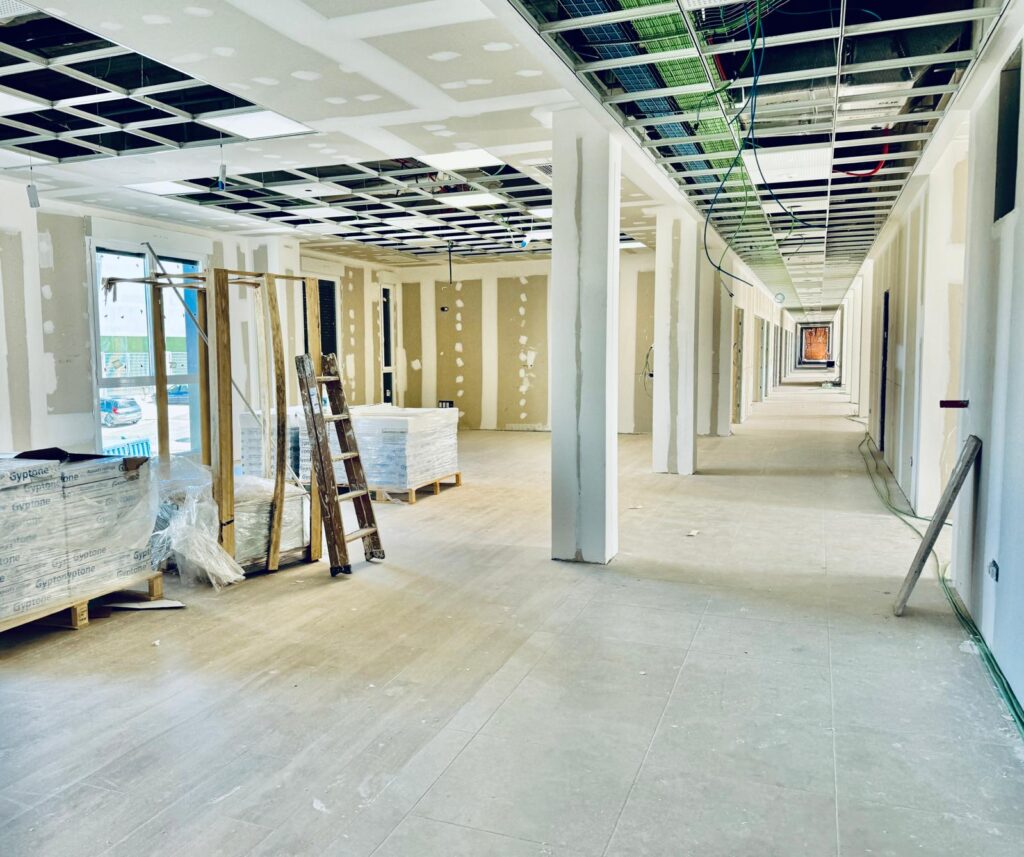 Parte del interior del nuevo centro. / Concepcionistas