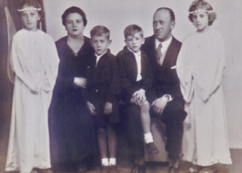 Pagola y su familia.