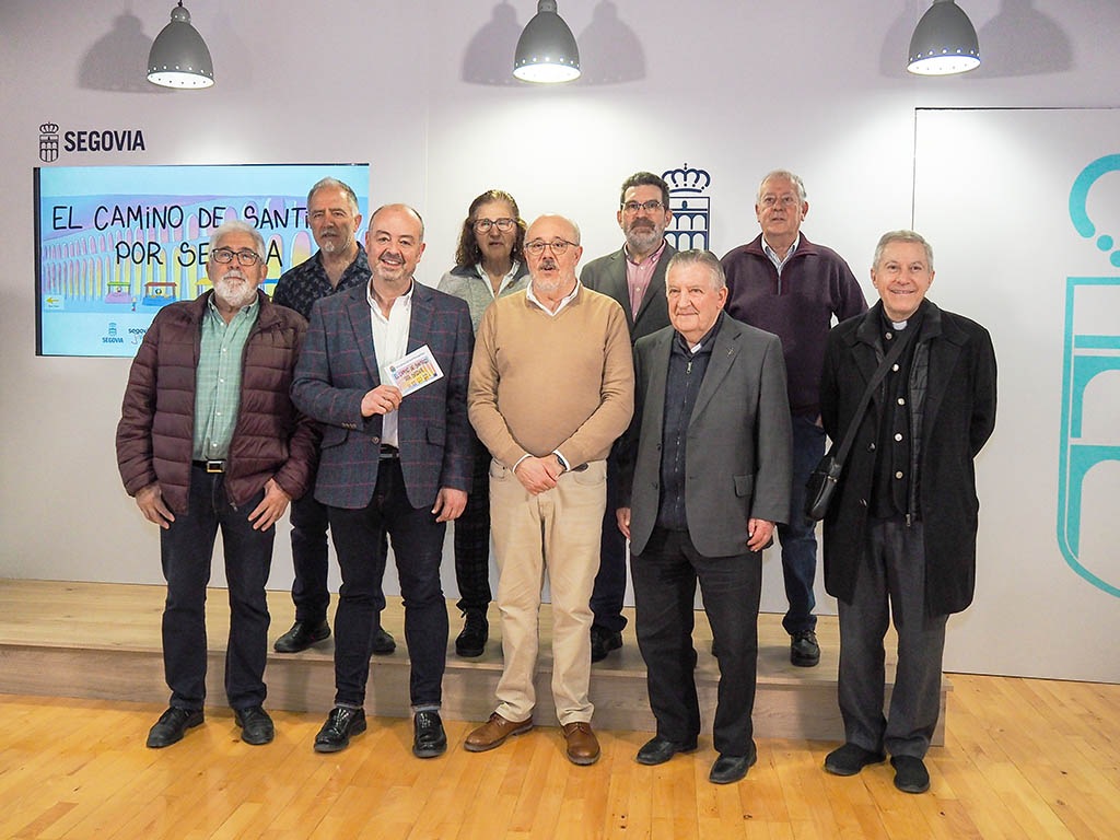 Presentacion de la ruta del Camino de Santiago por Segovia. / HÉCTOR CRIADO