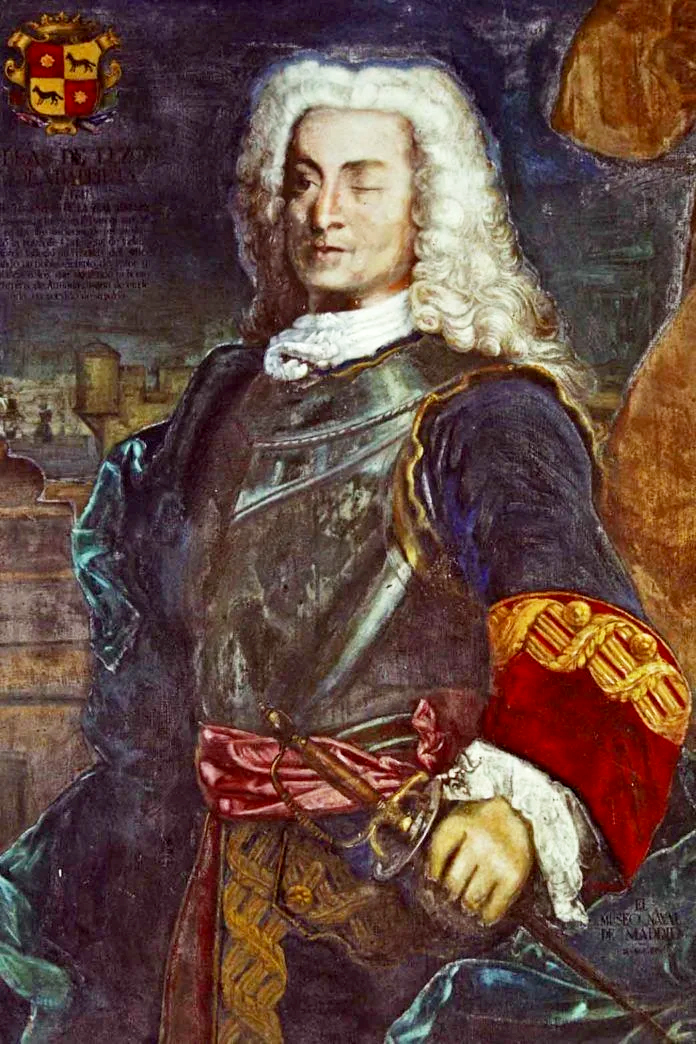 La leyenda negra (II) 2 Retrato anónimo de Blas de Lezo conservado en el Museo Naval.