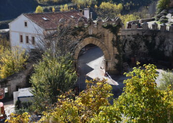 Vista de una de las zonas de rodaje acordonada / A.M.