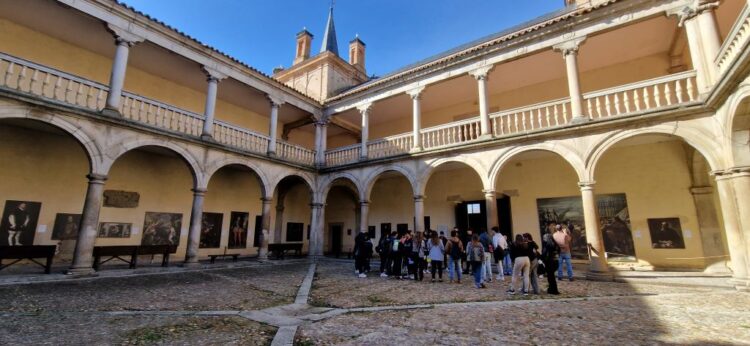 Instantes de la visita al Palacio del Cardenal Diego de Espinosa. / E.A.