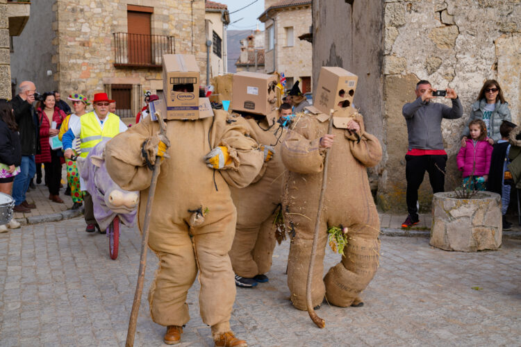Celebración del Carnaval y la Fiesta de la Vaquilla en Arcones en ediciones anteriores / E.A.