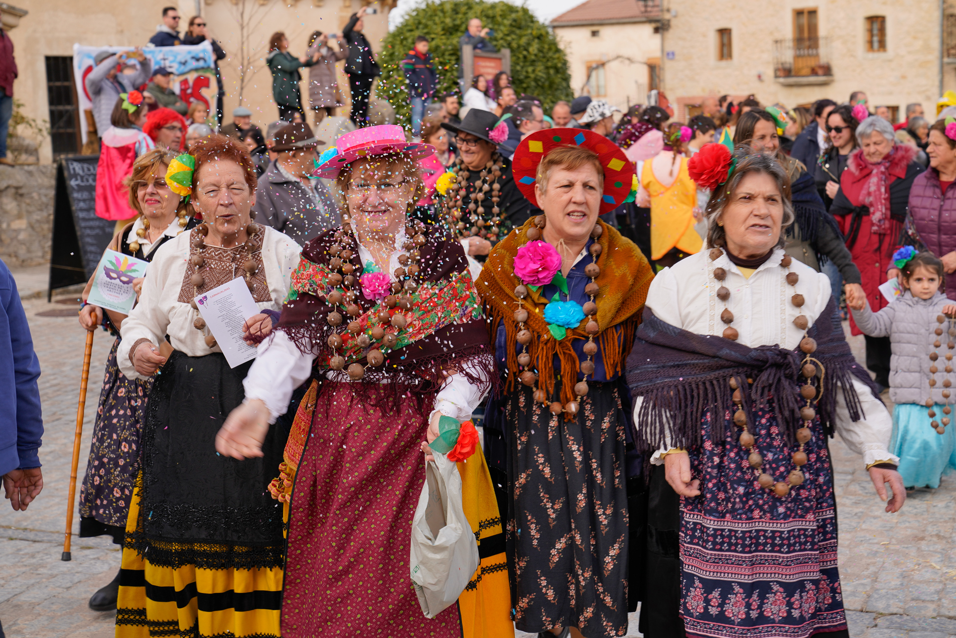 Instantes de la festividad en la localidad segoviana / E.A.
