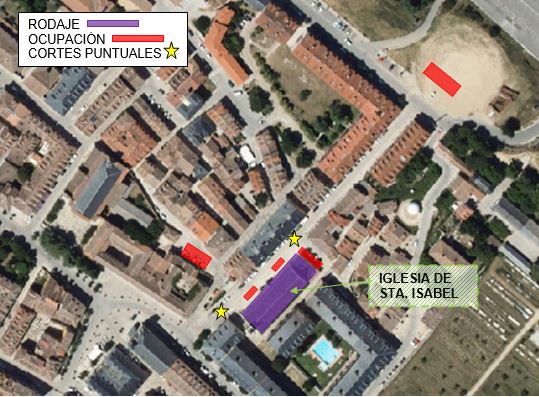 Cortes puntuales de tráfico y reserva de aparcamientos / AYTO. REAL SITIO DE SAN ILDEFONSO