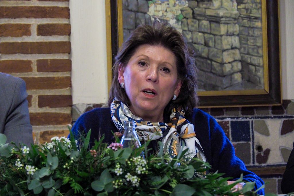 Marisa durante su intervención en el acto / Héctor Criado