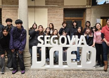 Estudiantes japoneses participantes en el Spanish Live. / Ayuntamiento