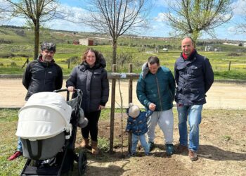 Plantación de los árboles en la edición anterior / AYTO. DE PALAZUELOS DE ERESMA