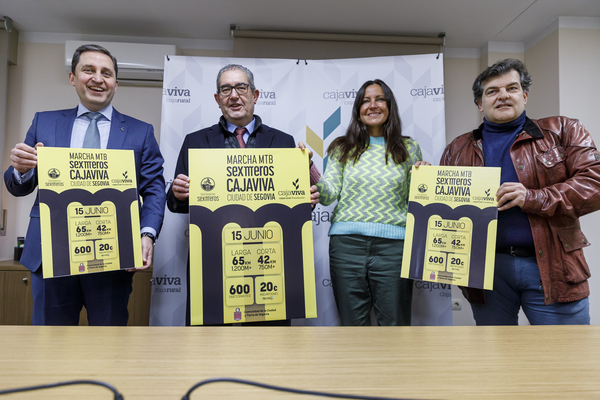 Segovia acoge la novena edición de la Marcha MTB Sexmeros Caja Viva 1 Presentación oficial de la prueba. /CD. SEXMEROS