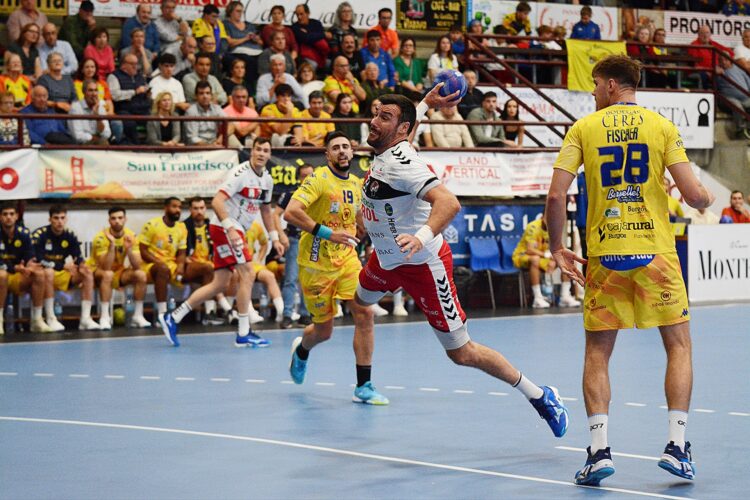 Gedeón Guardiola, en un encuentro frente al Tubos Aranda./ AMADOR MARUGÁN