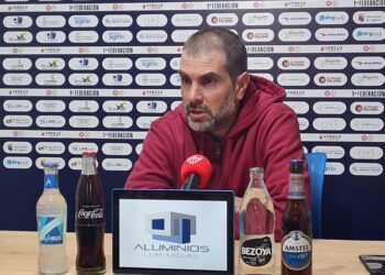 Ramsés, en la previa del encuentro frente al Athlétic B./ JUAN MARTÍN-G. SEGOVIANA