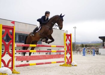 Prueba de salto durante el pasado Campeonato de España de Concurso Completo./ MARIO ANTÓN