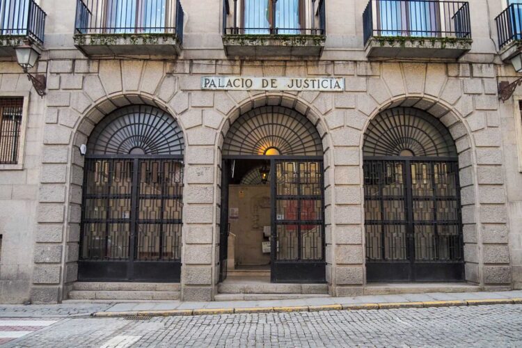 Seis juristas segovianos ocupan destacados puestos en la judicatura española 1 Sede del Palacio de Justicia de Segovia, donde actualmente se ubica la Audiencia Provincial. / HÉCTOR CRIADO