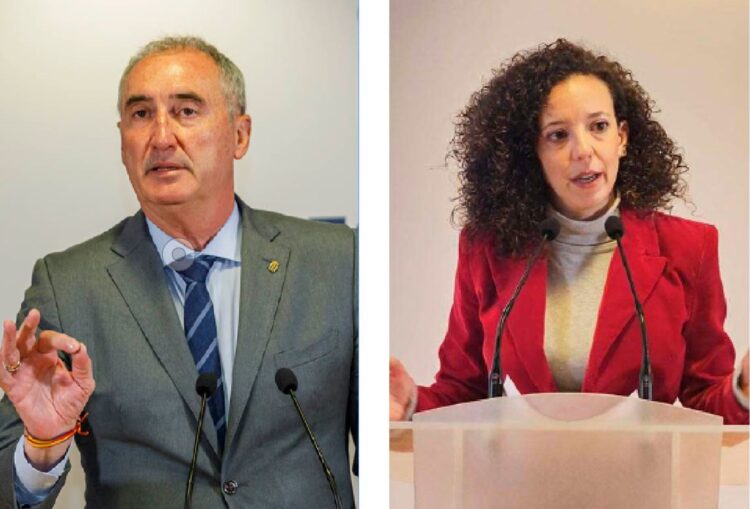 PP y Ciudadanos llegan a un acuerdo para sacar adelante los presupuestos del Ayuntamiento 1 José Mazarías (PP) y Noemí Otero (Ciudadanos).