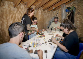 Edición anterior de los Dias Europeos de la Artesanía en Cabañas de Polendos / E.A.