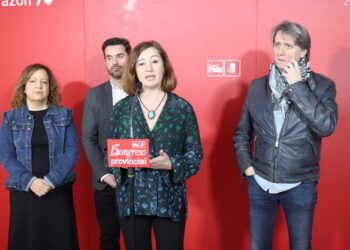 Carlos Martínez y la presidenta del Congreso de los Diputados, Francina Armengo, asisten al XV Congreso Provincial del Partido Socialista de Zamora