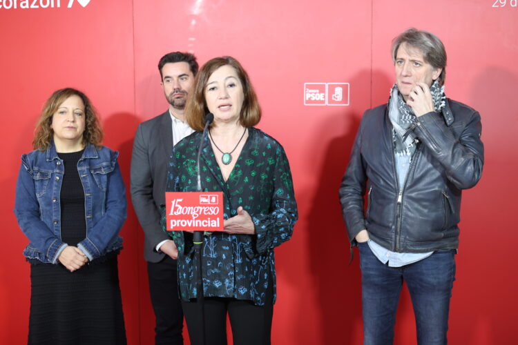 Carlos Martínez y la presidenta del Congreso de los Diputados, Francina Armengo, asisten al XV Congreso Provincial del Partido Socialista de Zamora