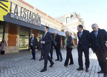 El Presidente de la Junta participa en el acto de presentación del proyecto. / Ricardo Ordóñez
