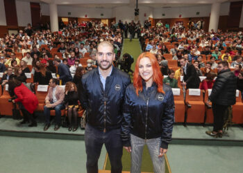 Pablo Álvarez Fernández y Sara García Alonso. / Campillo