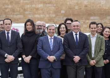 Sanz Merino durante la presentación del programa CyL Digital Rural. / Rubén Cacho