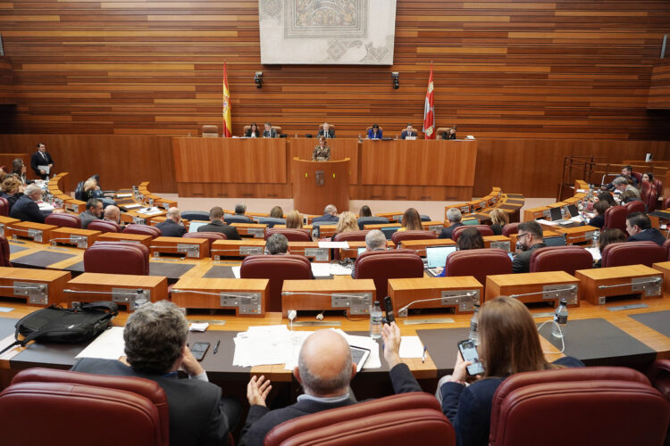 Las Cortes rechazan la proposición de ley para cambiar la representación del Diálogo Social 1 Segunda jornada de Pleno en las Cortes de Castilla y León. / Rubén Cacho