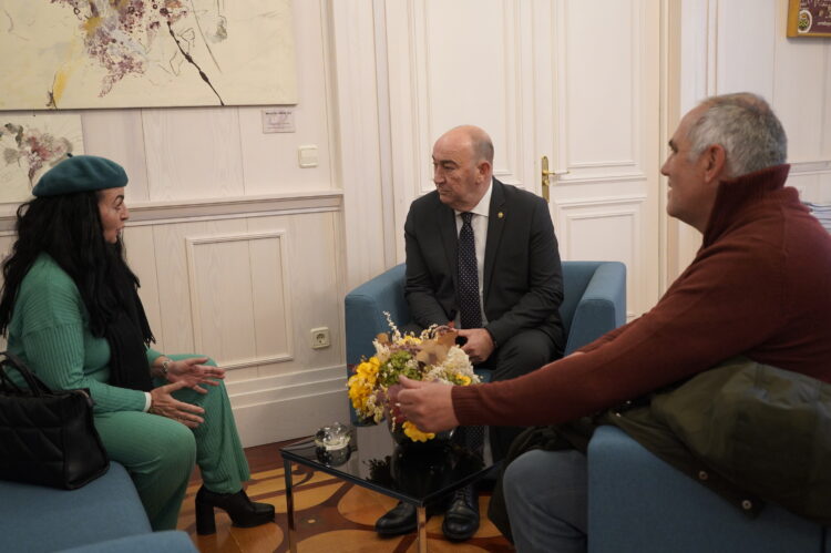 De Vicente en su reunión con Fuensanta de la Calle / DIPUTACIÓN DE SEGOVIA