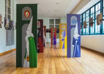 Sala que alberga la muestra, colaboración entre el Cabildo de la Catedral y la Junta de Cofradías. / HÉCTOR CRIADO