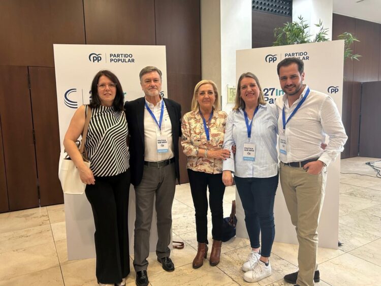 Los parlamentarios del PP de Segovia en la XXVIII Unión Interparlamentaria celebrada en Sevilla.