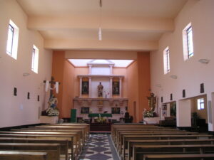 Interior de la iglesia. Estado Actual. Fotografía de la autora.