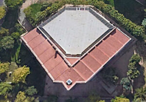 Vista aérea del Centro Parroquial de San Frutos.