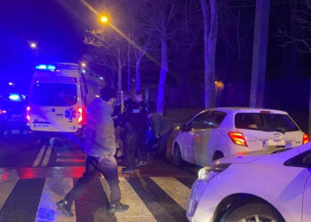 Atropello en avenida Padre Claret. / POLICÍA LOCAL DE SEGOVIA