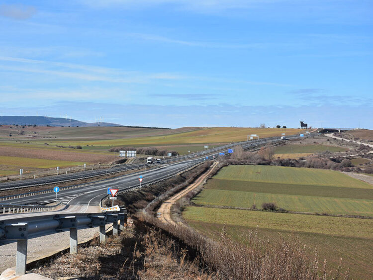 Terrenos en el nordeste de Segovia, junto a la autovía A-1, a la altura de Fresno de la Fuente y Encinas. / A.M.