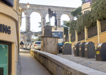 Recolección de residuos en Segovia. / KAMARERO