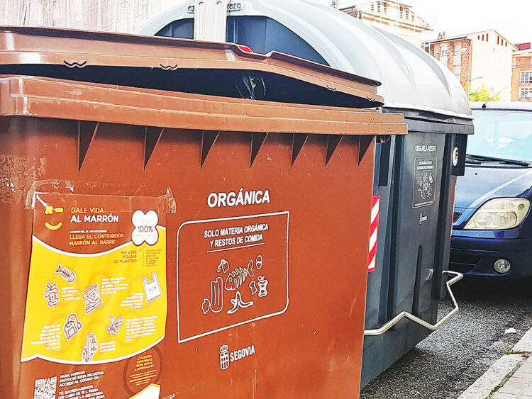 La recogida selectiva en el contenedor marrón alcanza los niveles exigidos por la UE 1 Contenedor marrón.