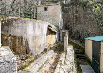Aspecto de las instalaciones del embalse de Puente Alta, en Revenga. / EL ADELANTADO