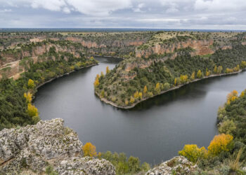 Hoces del río Duratón desde el entorno de la ermita de San Frutos. / MIGUEL ÁNGEL FERNÁNDEZ