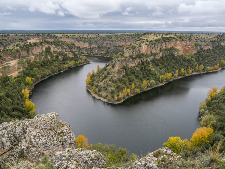 Hoces del río Duratón desde el entorno de la ermita de San Frutos. / MIGUEL ÁNGEL FERNÁNDEZ