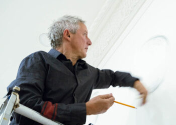 Montaje de la exposición ‘Gaia’, del artista segoviano Luis Moro. / UAM